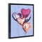 Stupell Industries Vibrant Heart Balloons Floating Frame, design by Michael Willett